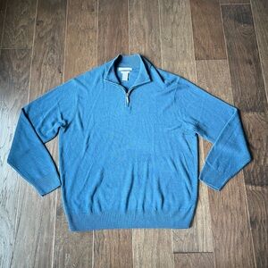 Geoffrey Beene quarter zip sweater